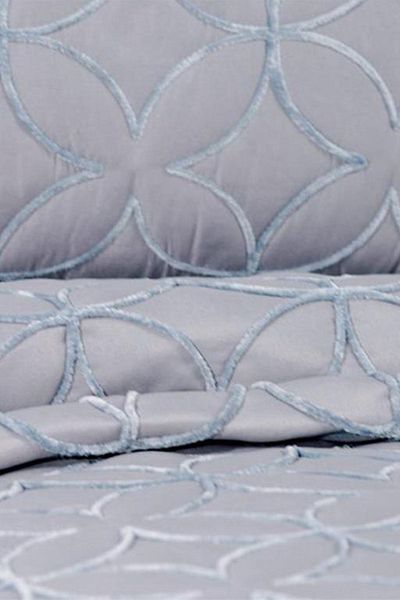 Çeyiz Diyarı Parolin Double Quilted Bedspread Gray