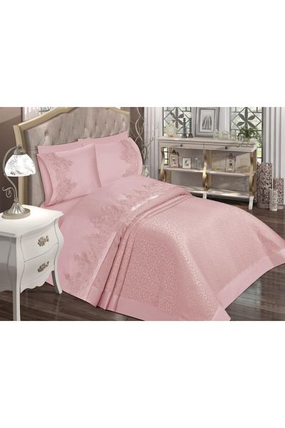 Çeyiz Diyarı Set Paris 6 piese Chenille Pique - Pulbere Ceyizdiyarı