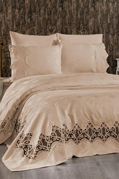 Çeyiz Diyarı Stella Double Pique Set Beige