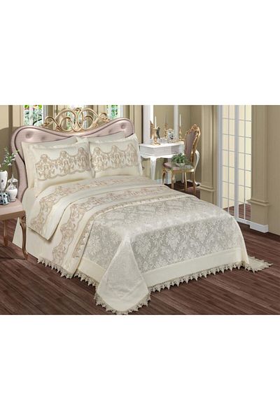 Çeyiz Diyarı French Lace Sultan Bridal Set 7 Pieces