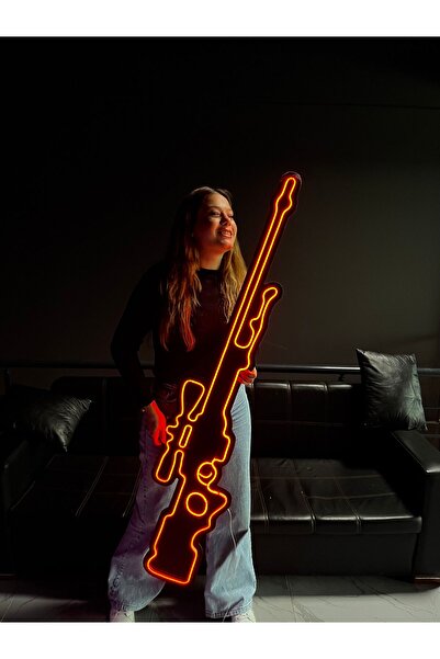 vinyuup Sniper Riffle Kanas Awp Keskin Nişancı Tüfeği - Dekoratif Duvar Neon ...