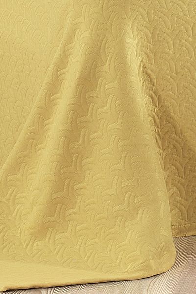 Çeyiz Diyarı Drop Double Bedspread Yellow