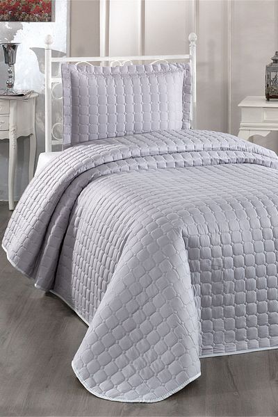Çeyiz Diyarı Estiva Single Bedspread Gray
