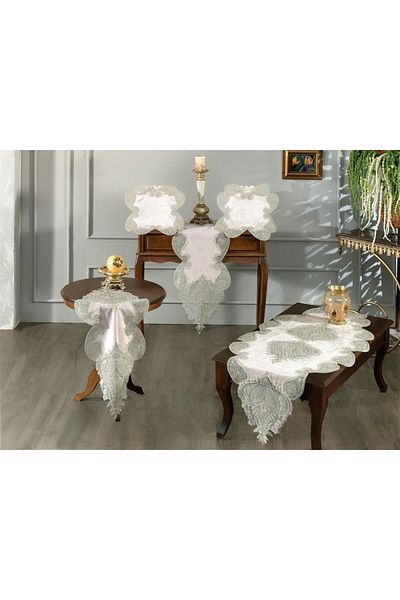 Çeyiz Diyarı Set de lounge din catifea Verna 5 piese