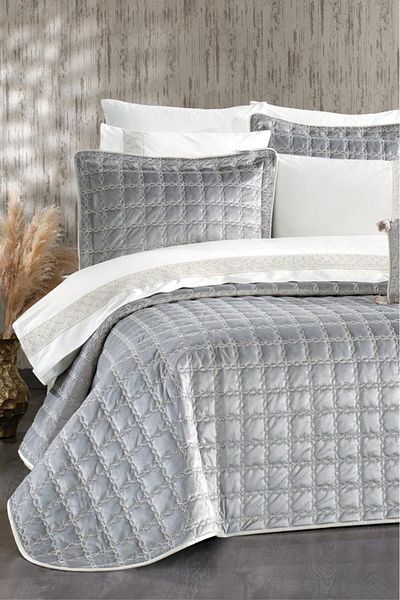 Çeyiz Diyarı Merry 10 Piece Dowry Set Gray