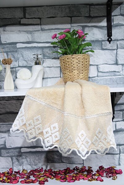 Çeyiz Diyarı Французька мереживна рушник для обличчя Irina - 2 кольори