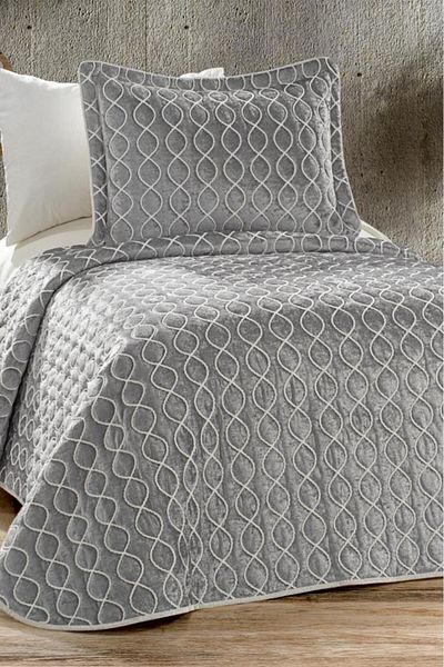 Çeyiz Diyarı Brillance Single Bedspread Gray