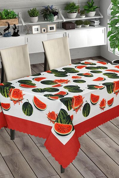 Çeyiz Diyarı Punnet Kitchen And Garden Tablecloth 140x220 Cm