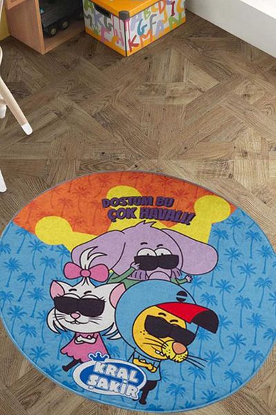 Hobby Kral Şakir Dostum This Is So Cool Covoraş rotund cu licenţă 80x80 Cm