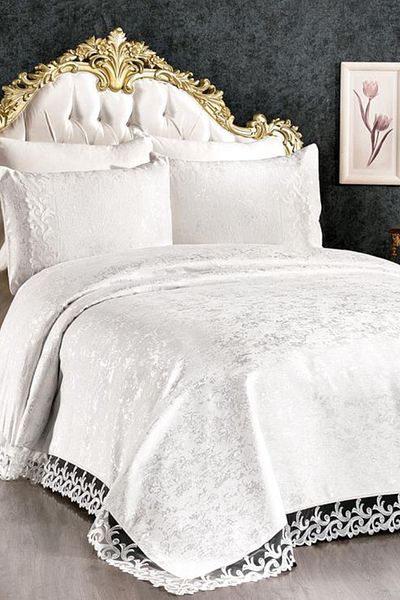 Çeyiz Diyarı Belinda Single Jacquard Přehoz na postel