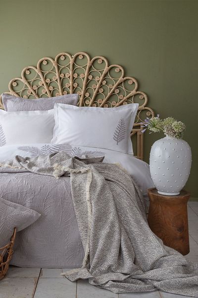 Apricitas HOME Foglia Timeless Prime Double Duvet Cover Set Bedspread Blanket Set of 3