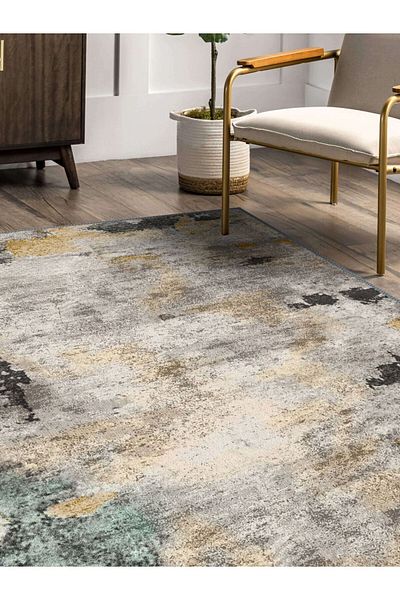 MSCSTORE m0store1 Modern Abstract Design Cotton Carpet