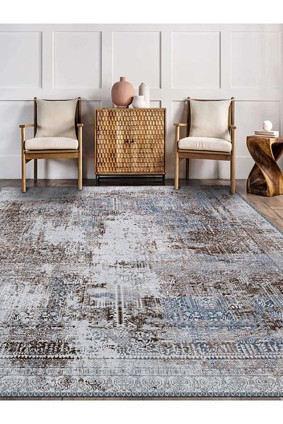 MSCSTORE m0store1 Modern Abstract Design Cotton Carpet