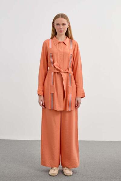 Zühre Şerit Detaylı İkili Takım TK-1284