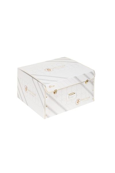 Solinas Collection Elegante Serena Cappuccino Double Dowry Bedspread