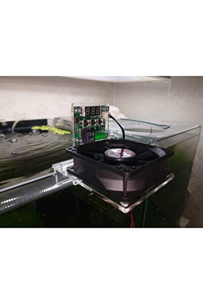 Akvaryum Özel Üretim Dijital Termostatlı 9 Cm Çapında Çok Amaçlı Soğutma Fanı...