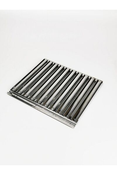 Mizan 31x40cm Oluklu Krom Köfte Izgarası