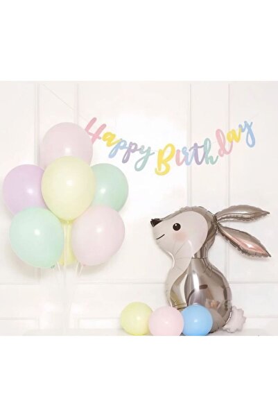 Çemrek Süs Parti حامل بالونات ماكارون مكون من 10 قطع من بالونات ماكارونس لعيد...