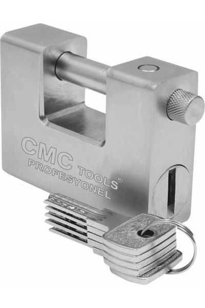 CMC 95 MM Steel Flat Padlock
