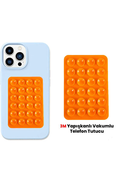 Bilişim Aksesuar Silikon Vantuzlu Telefon Tutucu, Cep Telefonu için Kaymaz Ya...