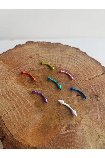 Karınca Piercing Lacivert Renkli Spike Sivri Uç Kaş Kulak Piercingi