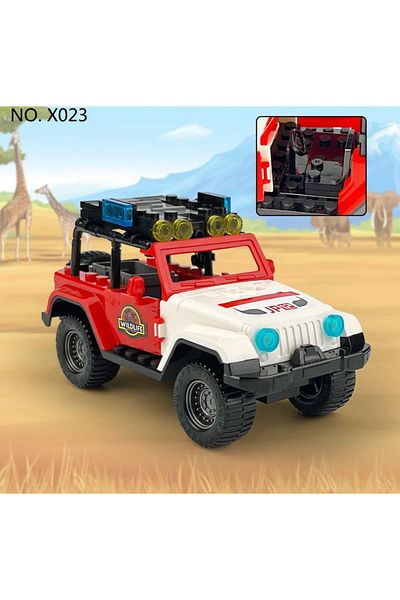 marimari Swat Military Jeep - مكعبات البناء مثل الصور