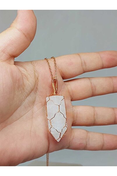 Yasamtohumu Pendul Pandül special - tricotat manual cu cristal de cuarț și material din cupru (pendant) (51340)