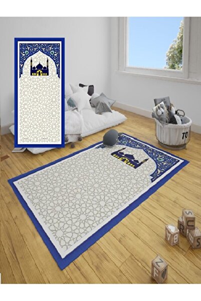 No-vo Mavi Semerkant Seccade 55x100cm