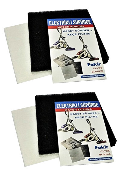 optream مكنسة فاكير بوني / كلايد الكهربائية المتوافقة مع إسفنجة فلتر هيبا 2 قطعة