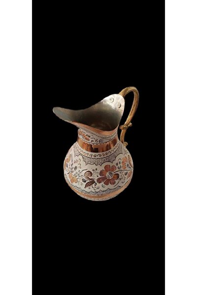 Bakır Center Ağır El Işlemeli Gül Çiçek Desenli Beyaz Erzincan Bakır Osmanlı ...