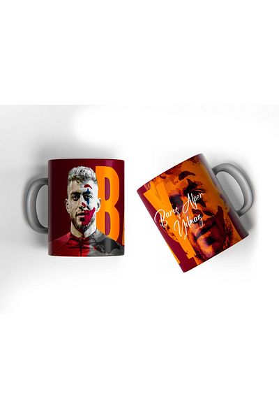OFFSIDE Peace Alper Indomitable Yellow Red Porcelain Mug - Printed Coffee Mug Gift