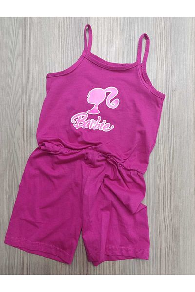 Cenanın Dolabı Rope Strap Combed Cotton Barbie Jumpsuit for Girl