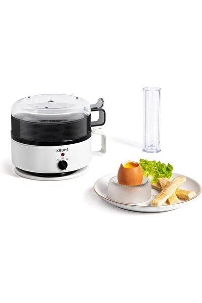 Krups Ovomat Super Ouă Cooker, pentru până la 7 ouă, funcție de gătire și men...