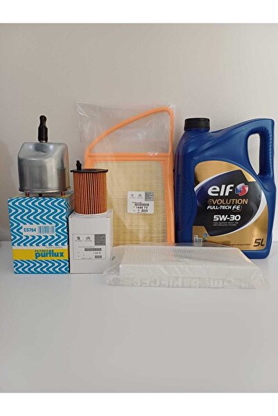 Peugeot 301 CİTROEN C-ELYSEE PEUGEOT 301 UYUMLU 1.6 HDİ FİLTRE BAKIM SETİ 5w3...