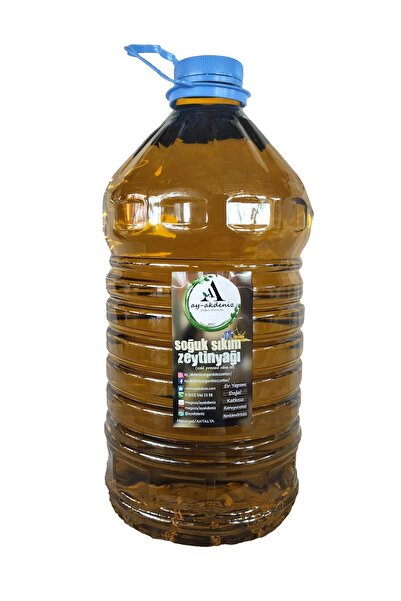 Ay Akdeniz Hakiki Soğuk Sıkım Zeytinyağı 5 lt