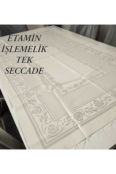 HMZ ETAMIN Embroidery - Single Prayer Rug (80x135)