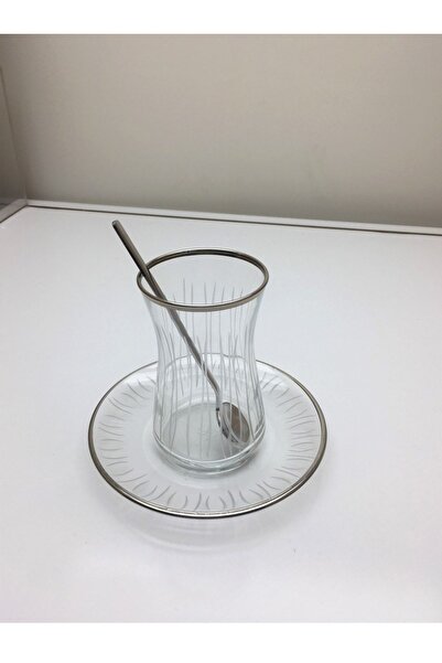 Pinkev Set of 6 Stainless Steel Teaspoons and Spoons