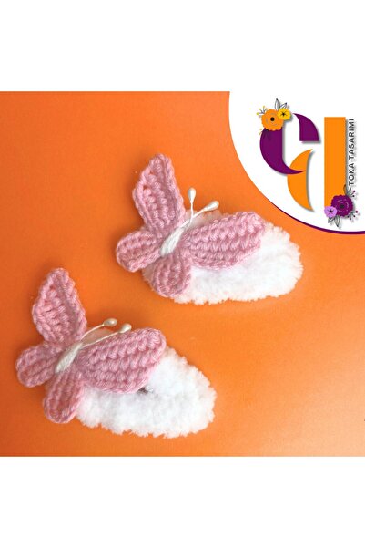 Ed TASARIM Colorful Butterfly Knit Buckle