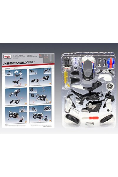 Maisto Bmw S 1000 Rr 1:12 Model Motosiklet Yap Boz Birleştir