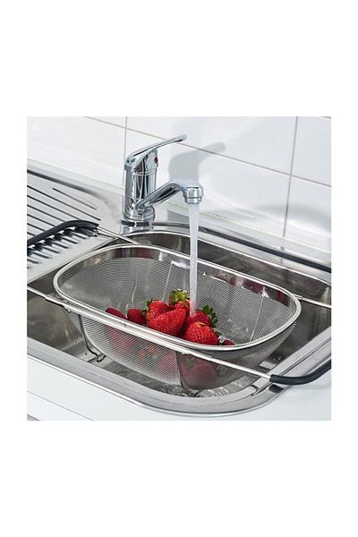 Pinkev Large Size Sink Type Strainer with Stainless Steel Adjustment