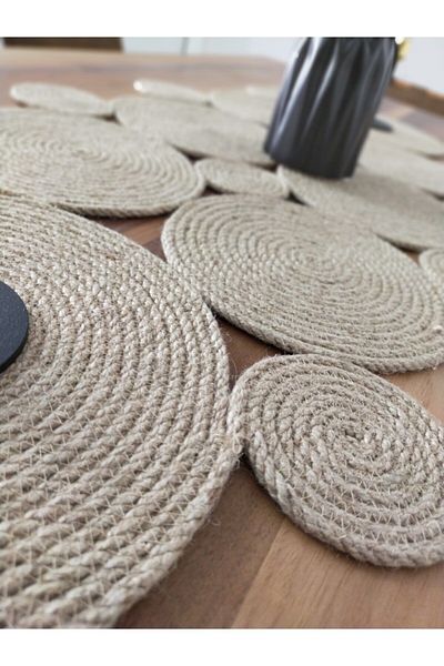 HandmadeSNM مفرش خوص، مفرش ديكور، مفرش طاولة