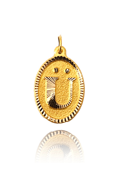 Nezihhan 0.25 Gram 14 Ayar Altın Harf Kolye ucu