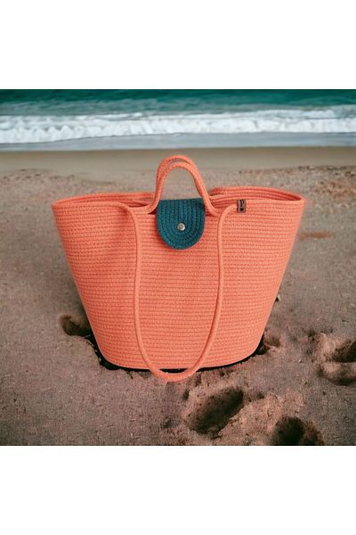 HandmadeSNM Плажна чанта - 100% ръчна изработка, за ежедневна употреба
