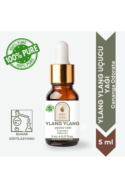 Sera Natura يلانج يلانج 5 مل زيت عطري نقي 100%