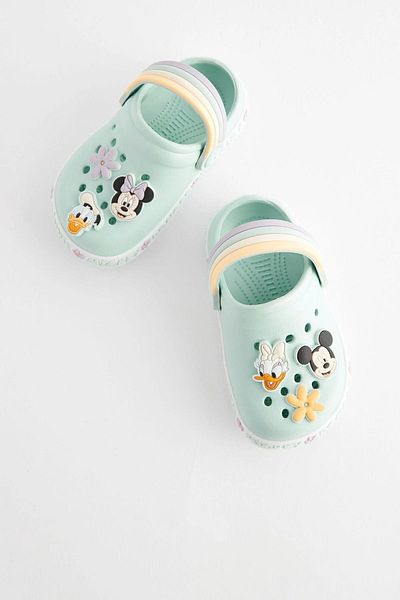 Next Baby Disney Character Licenced - Green Mini Mouse Detailed Non-Slip Base Slippers ALY05