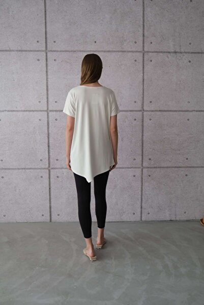 sares Γυναικείο λευκό μπλουζάκι εγκυμοσύνης