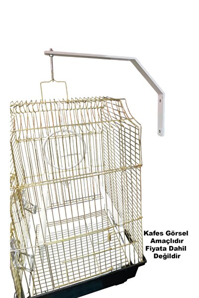 Zeyna Petshop KAFES ASKISI DUVAR APARATI (BEYAZ)