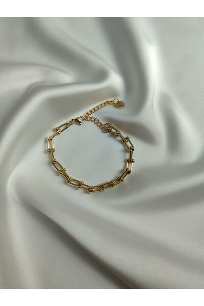 stainles steel Çelik Gold Tiffany Bileklik
