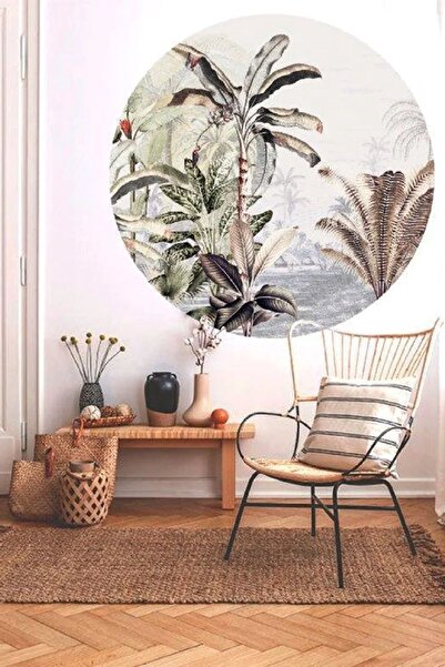 Kt Grup Rüya Ormanı Boho Yuvarlak-Daire Modern Duvar Sticker