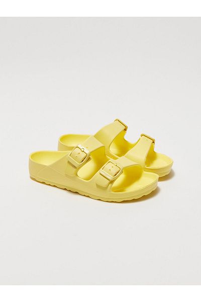 LC Waikiki LCW STEPS Buckle Detailed Double Banded Girl's Slippers